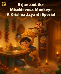 Arjun and the Mischievous Monkey: A Krishna Jayanti Special